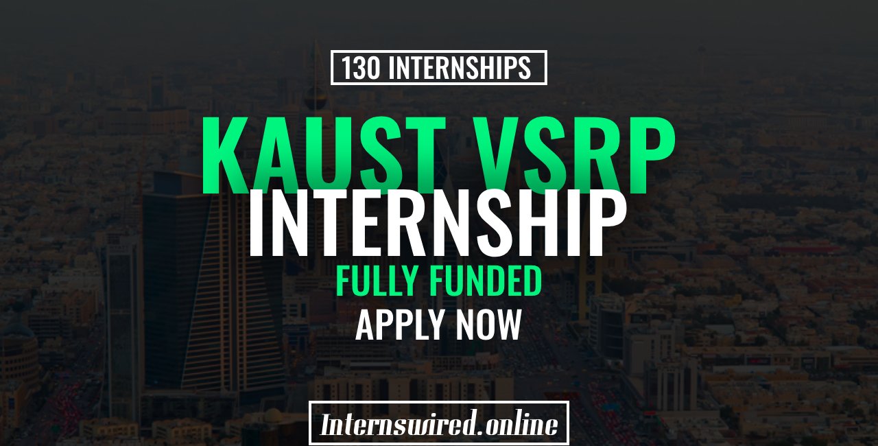 KAUST VSRP Internship