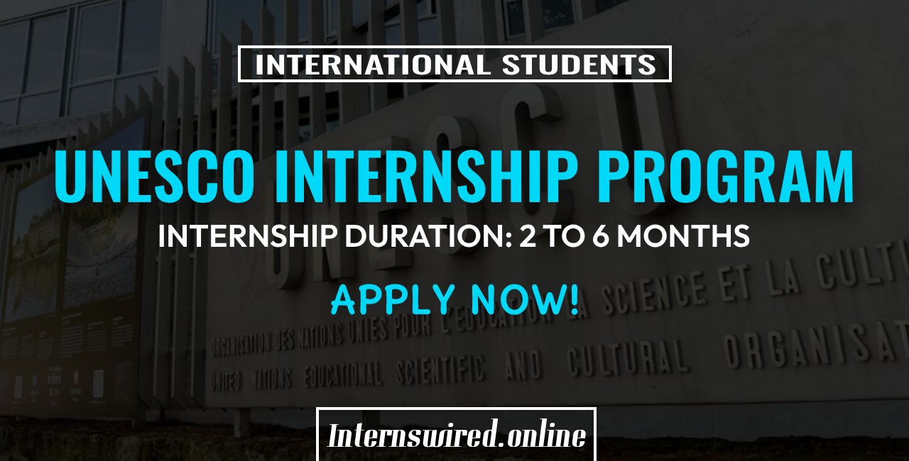 UNESCO Internship Program