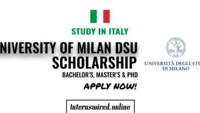 University of Milan DSU Scholarship